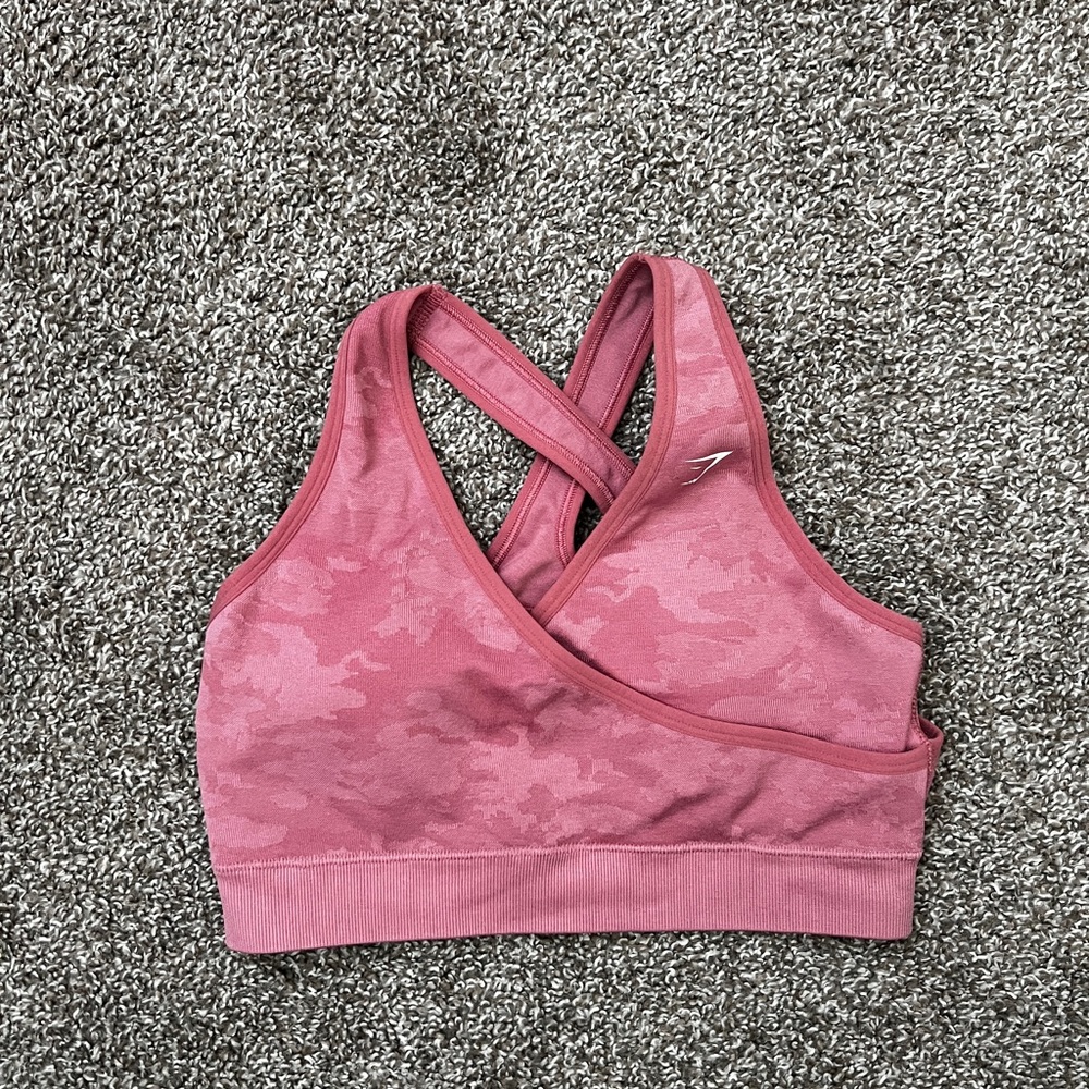 Gymshark Camo Seamless Sports Bra